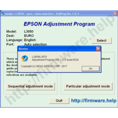 Epson L3050, L3070 Adjustment Program