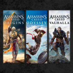 Assassin&amp;acute;s Creed Trilogy: Origins + Odyssey + Valhalla