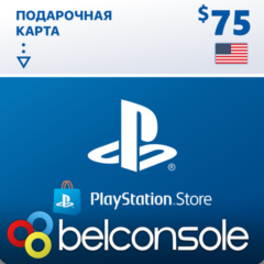 🔶PSN 75 USD ($) USA [Карта Оплаты] Официальный Ключ