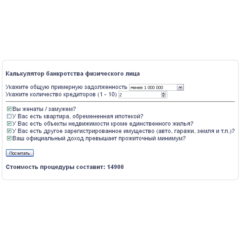 Скрипт калькулятора банкротства физического лица #31