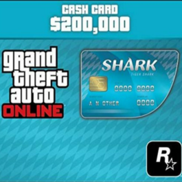 GTA ONLINE: TIGER SHARK CASH CARD 200 000$ ✅(PC KEY)