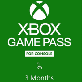 XBOX GAME PASS 3 MONTHS FOR CONSOLE ✅(XBOX/RU) KEY🔑