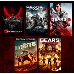 Gears of War 1, 4, 5 + Hivebusters 🛜 Онлайн ⌨️ Без ПО