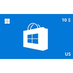 Подарочная карта Windows Store 10 долл. US-регион