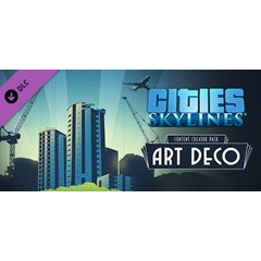 Cities Skylines: Content Creator Pack: Art Deco (DLC)🔑