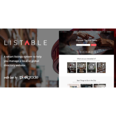 LISTABLE 1.9.4 – A Friendly Directory WordPress Theme