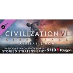 Sid Meier&acute;s Civilization VI - Rise and Fall (DLC) STEAM КЛЮЧ