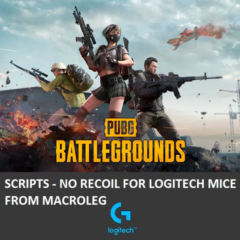 PUBG - 2в1(AKM, ГРОЗА) и MK14 - скрипты для logitech