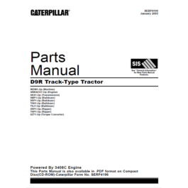 Caterpillar D9R Parts Manual