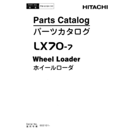 Hitachi LX70-7 Parts Catalog