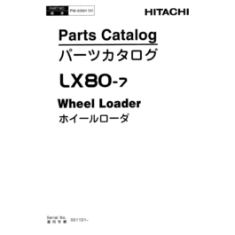 Hitachi LX80-7 Parts Catalog