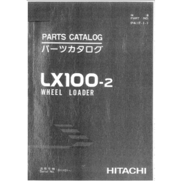 Hitachi LX100-2 Parts Catalog