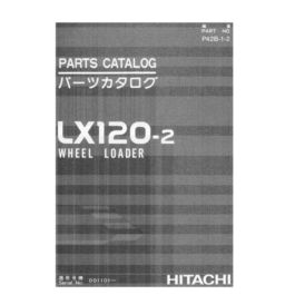 Hitachi LX120-2 Parts Catalog