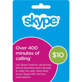 Skype voucher 10 USD