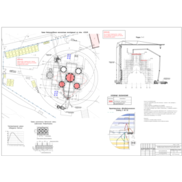 The project of production of works on concreting coatin