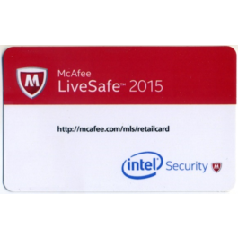 McAfee LiveSafe 1 User 1 Year All Languages REG FREE