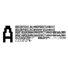 Шрифт ККМ АТОЛ в.4(ttf)