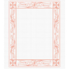 Киот для иконы_1 (вектора для станка с ЧПУ)