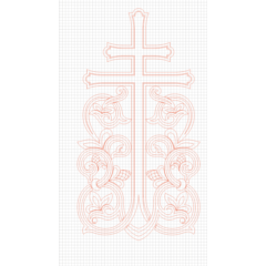 Крест_1 (вектора для станка с ЧПУ)