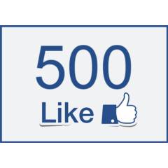 ✅ ❤️ 500 Лайков на страницу FACEBOOK для Бизнеса [0,5К]