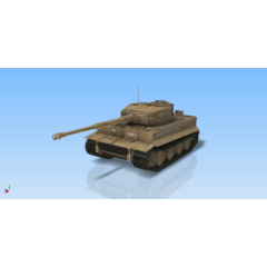 3D модель танка Tiger 1  Autodesk Inventor 940 ДЕТАЛЕЙ