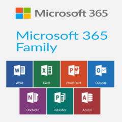 Microsoft Office 365 СЕМЕЙНАЯ на 3 мес. 6 пользователей