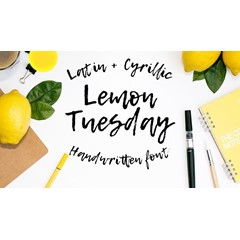 Шрифт LEMON TUESDAY