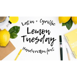 Font LEMON TUESDAY