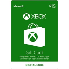 Xbox Gift Card $15 USA  - без комиссии