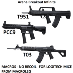 Arena Breakout Infinite. Скрипты для logitech. Пак 7 - только для Steam версии