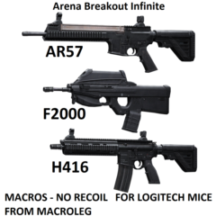 Arena Breakout Infinite. Скрипты для logitech. Пак 4 - только для Steam версии