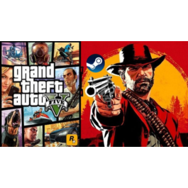 🍔 STEAM GTA 5 V + Red Dead Redemption 2 (STEAM)