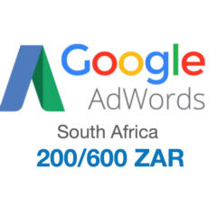 Купон, промокод Google Ads (Adwords) 600R/200R Ю.Африка