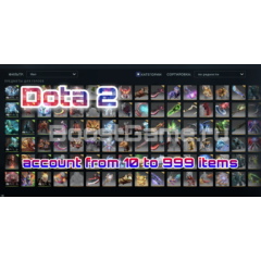 DOTA 2 аккаунт 🔥 от 10 до 999 предметов✅+ Родная почта