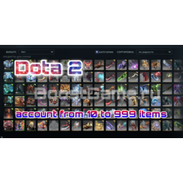 DOTA 2 account 🔥 from 10 to 999 items ✅ + Native mail