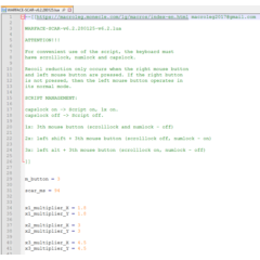 WARFACE - SCAR - скрипт для logitech (GHUB)
