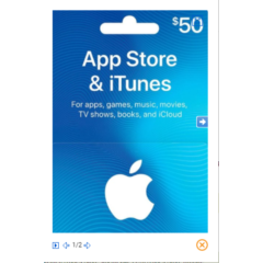 ITUNES GIFT CARD 50 $ USA