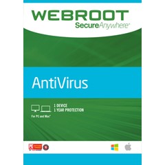 Webroot SecureAnywhere AntiVirus   до 25.03 2026  /1 пк