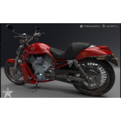 Harley Davidson 3д модель