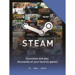 STEAM WALLET GIFT CARD Тур, Арг, США, КОД 1.4$-10.6$