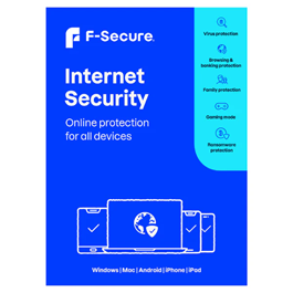 F Secure Internet Security 1 year / 5 devices Global