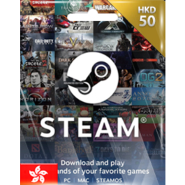 Steam Wallet code 50 HKD