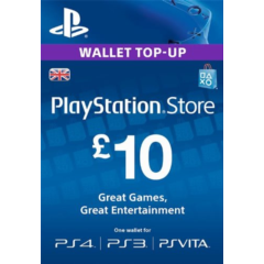 🔶PSN 10 Фунтов (GBP) UK + Поможем Выбрать PS Store