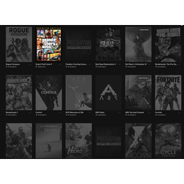 Account EpicGames / Red Dead 2 / Control / GTA 5