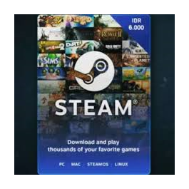 Steam Wallet code 6000 IDR