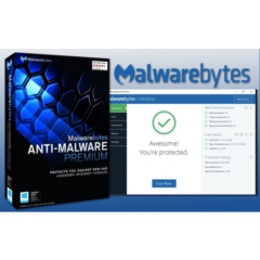 Malwarebytes Anti-Malware Premium 1 год/1-20  Устройств