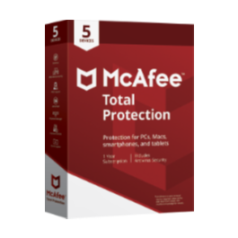 McAfee Total Protection 5 Device 1 Year