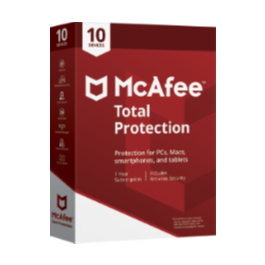 McAfee Total Protection 10 Device 1 Year