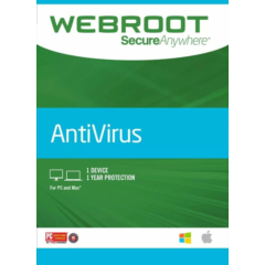 Webroot SecureAnywhere  AntiVirus 1 год / 1 пк