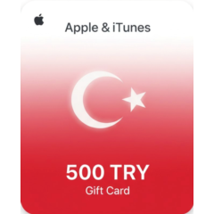 🍎 iTunes Gift Card (Турция) 500 TRY
